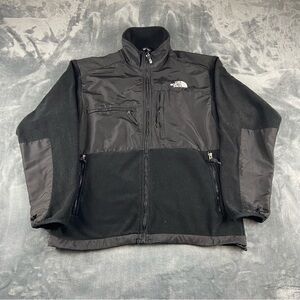 The North Face Jacket Mens Medium Black Denali Fleece Full Zip Outdoor Polartec